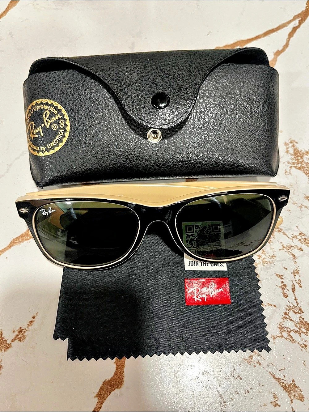 2 Pairs of Ray-Ban RB 2132 Wayfarer Sunglasses